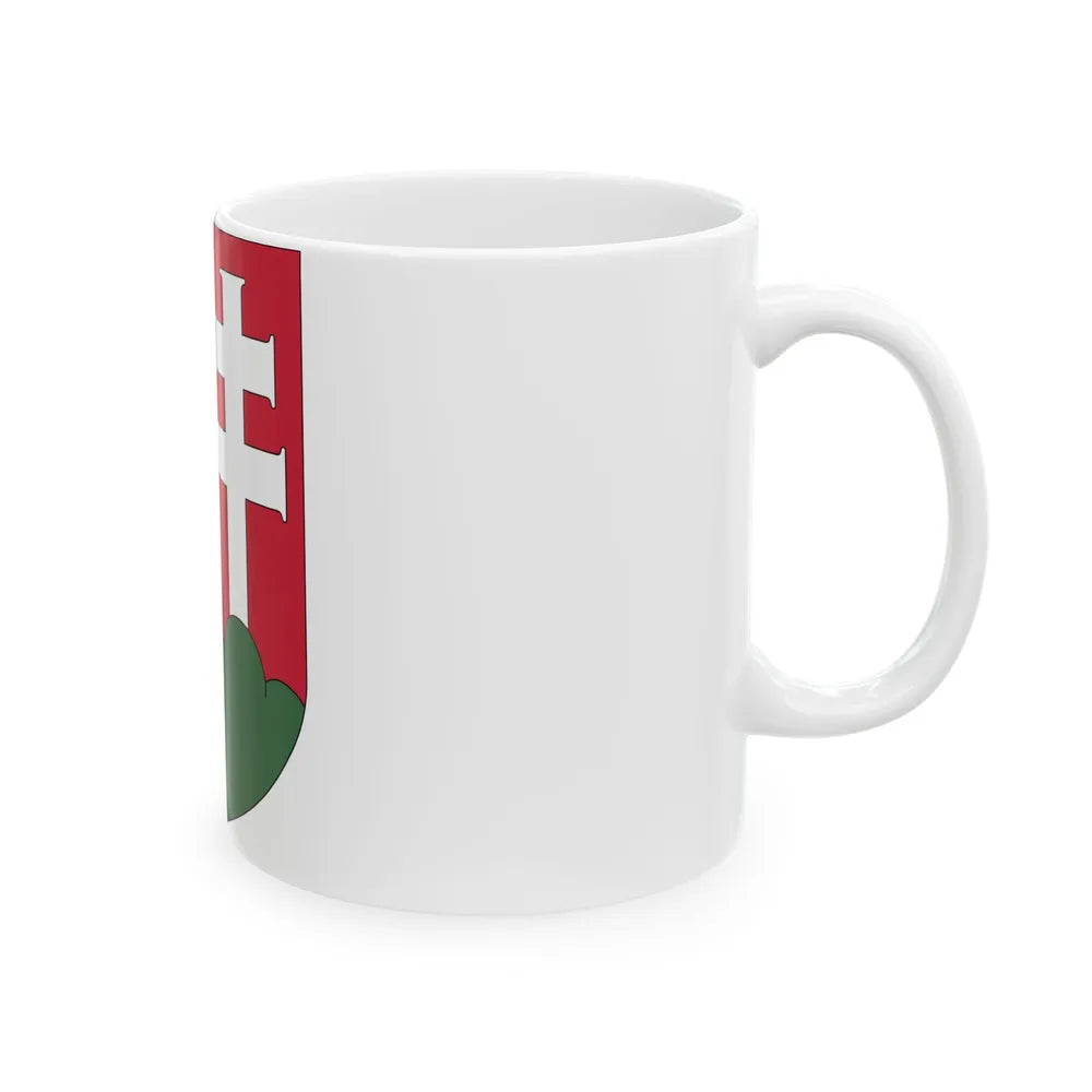 Coat of arms of Hungary (1918-1919) - White Coffee Mug-Go Mug Yourself