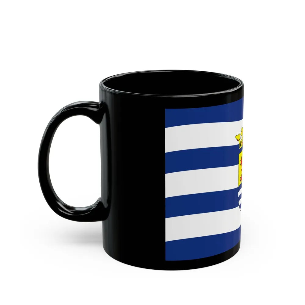 Flag of Zeeland Netherlands - Black Coffee Mug-Go Mug Yourself