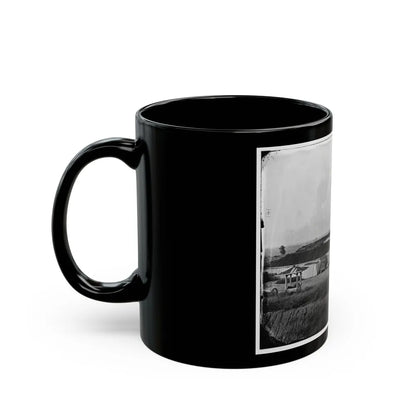 District Of Columbia. Interior View Of Fort Lincoln (U.S. Civil War) Black Coffee Mug-Go Mug Yourself