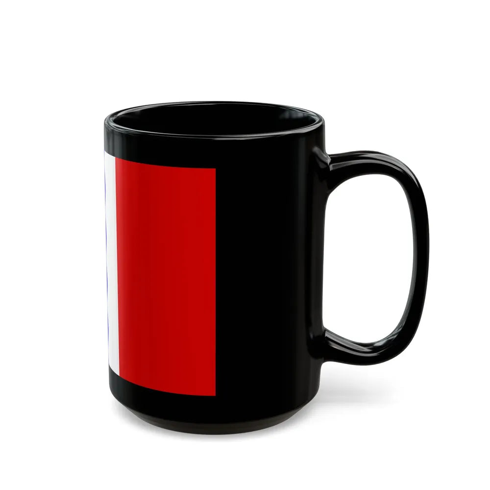 Flag of Omsk Oblast Russia - Black Coffee Mug-Go Mug Yourself