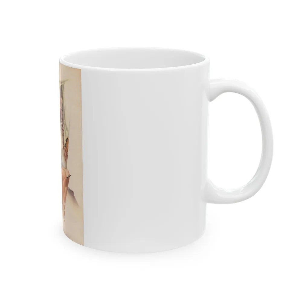 Esquire P08 Mar - White Coffee Mug-Go Mug Yourself