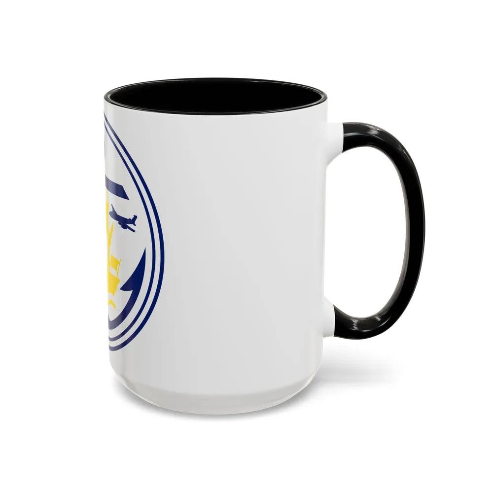 Seal of Anchorage Alaska - Accent Coffee Mug-Go Mug Yourself