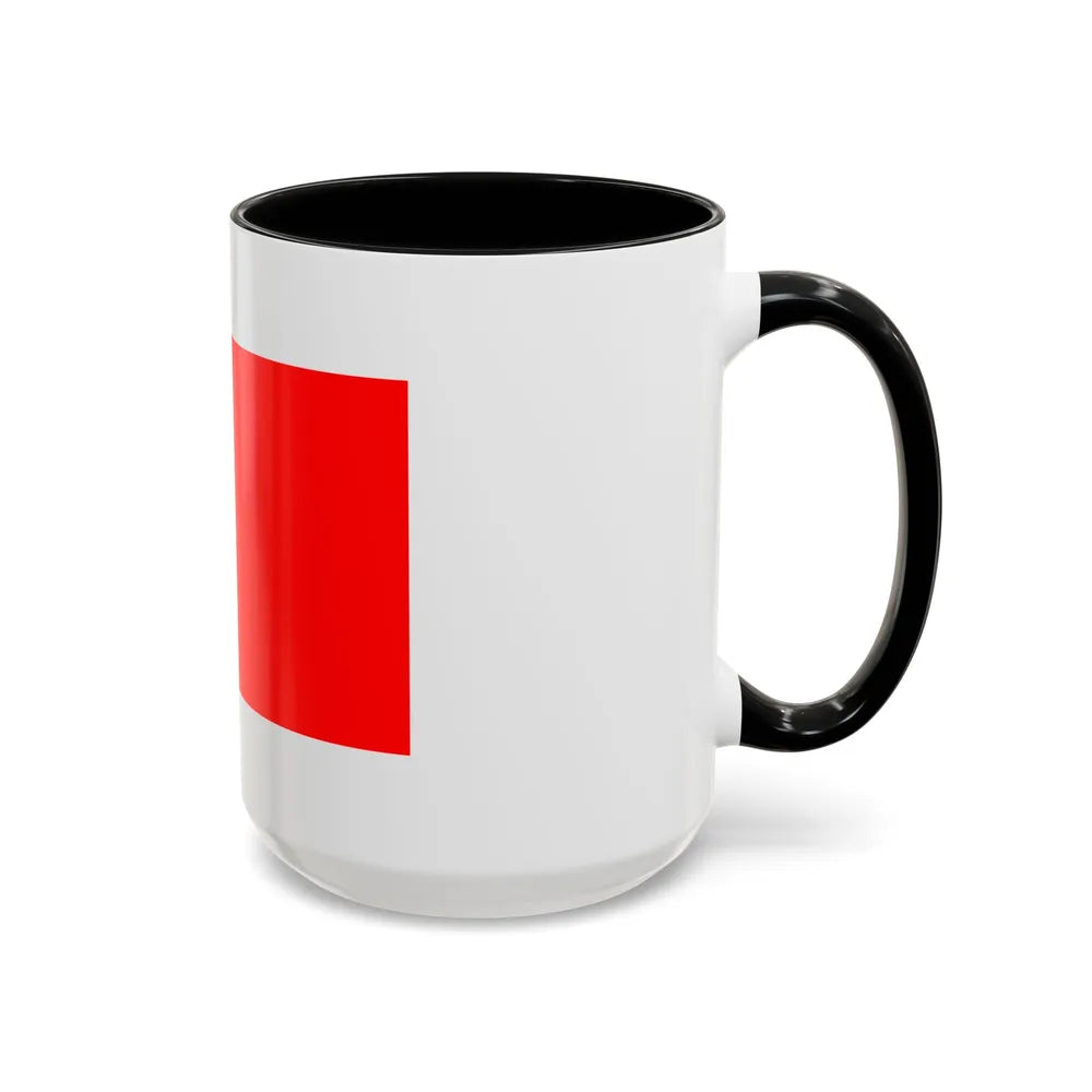 Flag of Hamrun Malta - Accent Coffee Mug-Go Mug Yourself