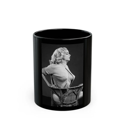 Eve Meyer #34 (Vintage Female Icon) Black Coffee Mug-11oz-Go Mug Yourself