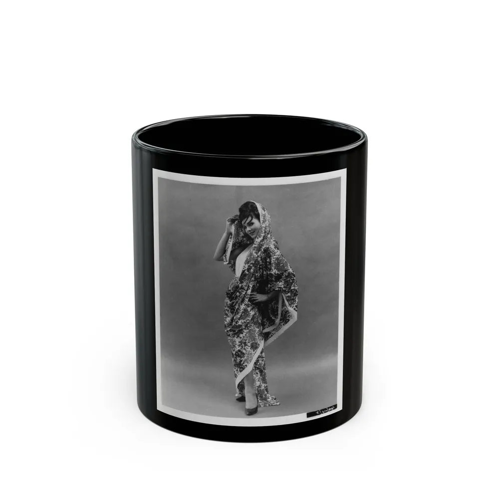 Gila Golan #73 (Vintage Female Icon) Black Coffee Mug-11oz-Go Mug Yourself