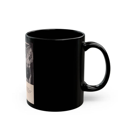 Eve Meyer #26 (Vintage Female Icon) Black Coffee Mug-Go Mug Yourself