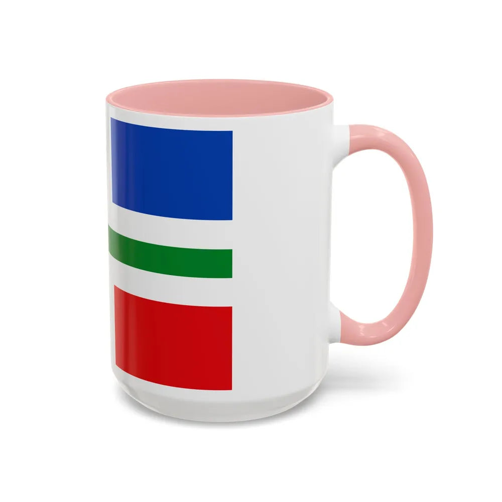 Flag of Groningen Netherlands - Accent Coffee Mug-Go Mug Yourself