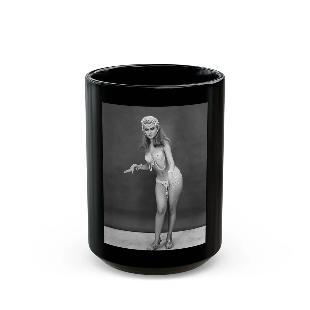 Pamela Tiffin #27 (Vintage Female Icon) Black Coffee Mug-15oz-Go Mug Yourself