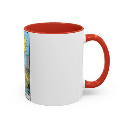 The Moon (Tarot Card) Accent Coffee Mug-Go Mug Yourself