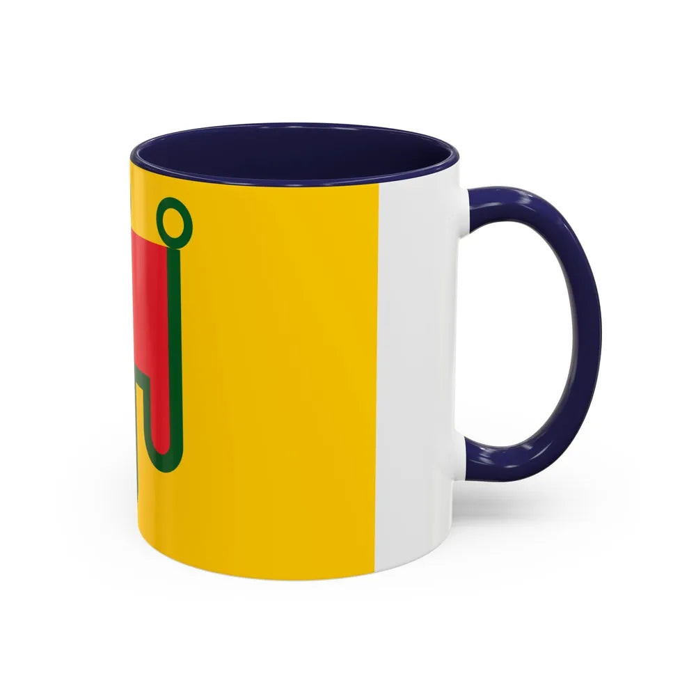 Flag of Auvergne France - Accent Coffee Mug-Go Mug Yourself