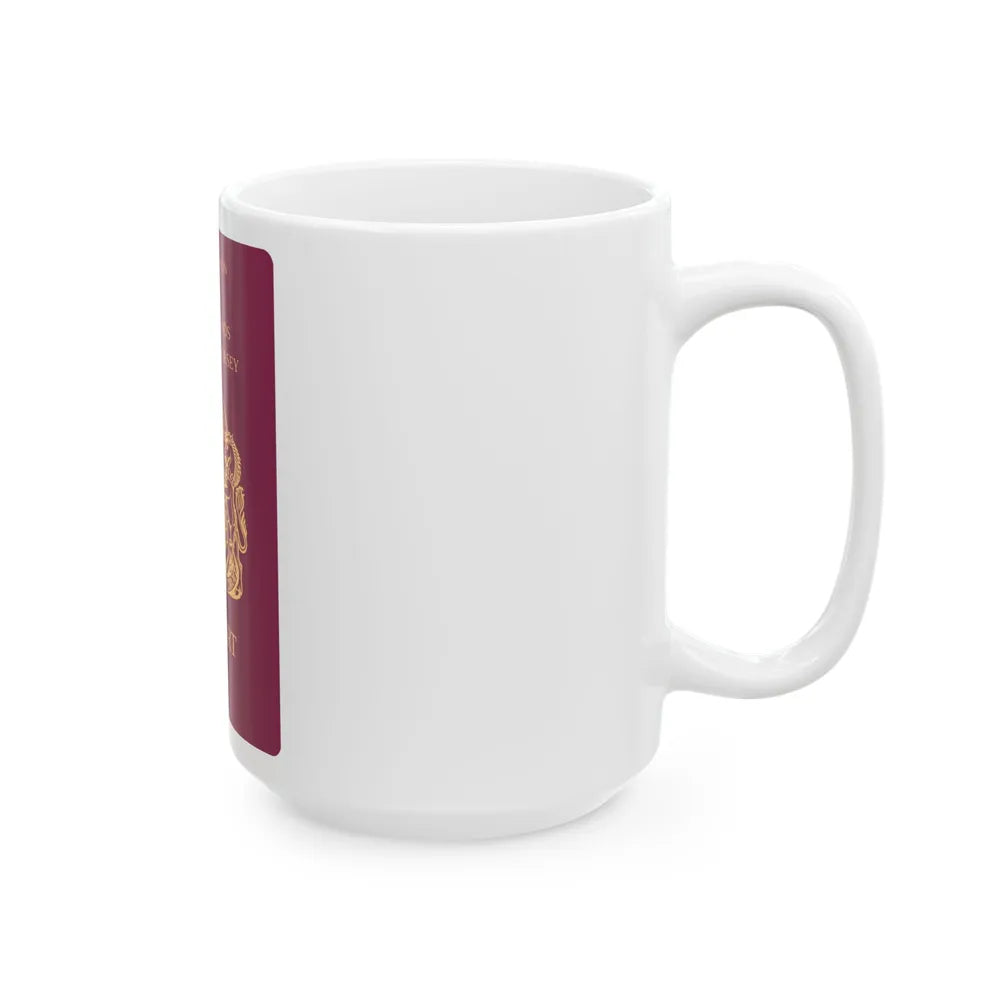 Jersey Passport - White Coffee Mug-Go Mug Yourself