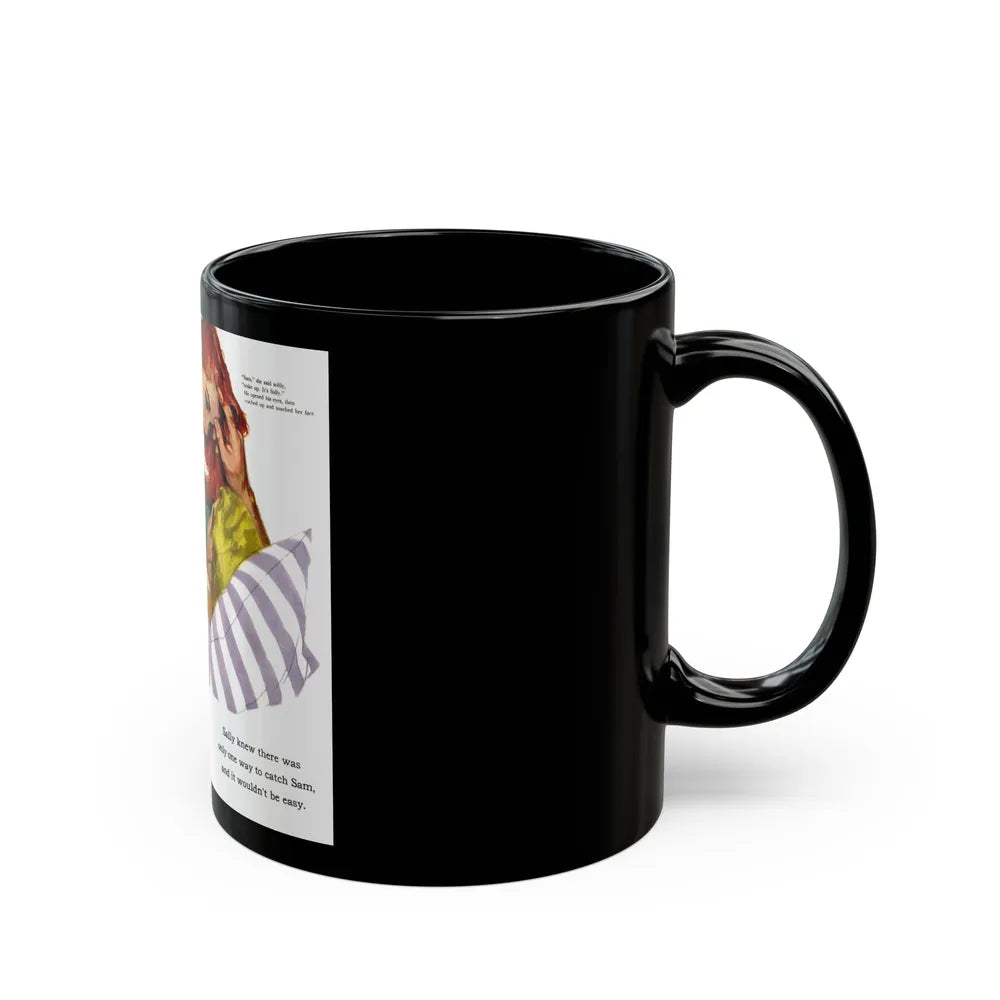 Bait for a Bachelor, 1956 - Black Coffee Mug-Go Mug Yourself