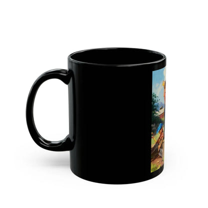 Building a Fort - Black Coffee Mug-Go Mug Yourself