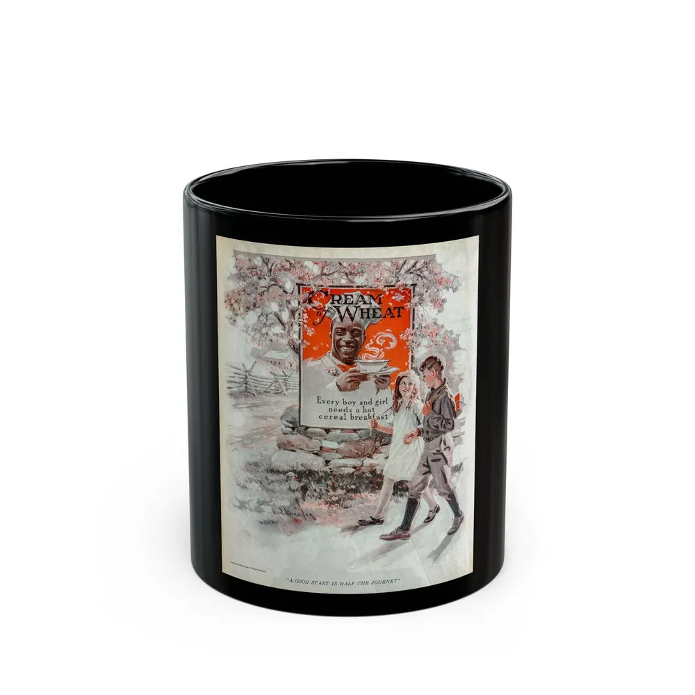 Cream of Wheat ad,The Saturday Evening Post, April 3, 1926 - Black Coffee Mug-11oz-Go Mug Yourself