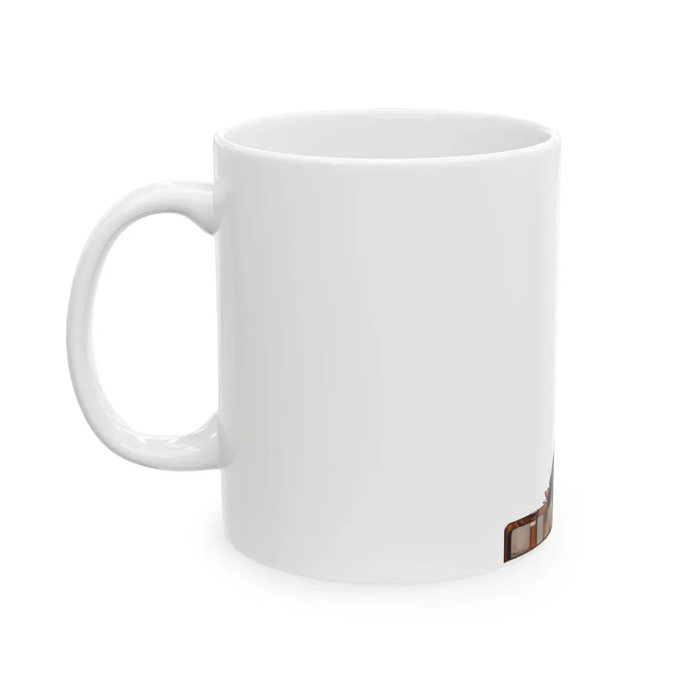 Fashion Illustration (2) - White Coffee Mug-Go Mug Yourself