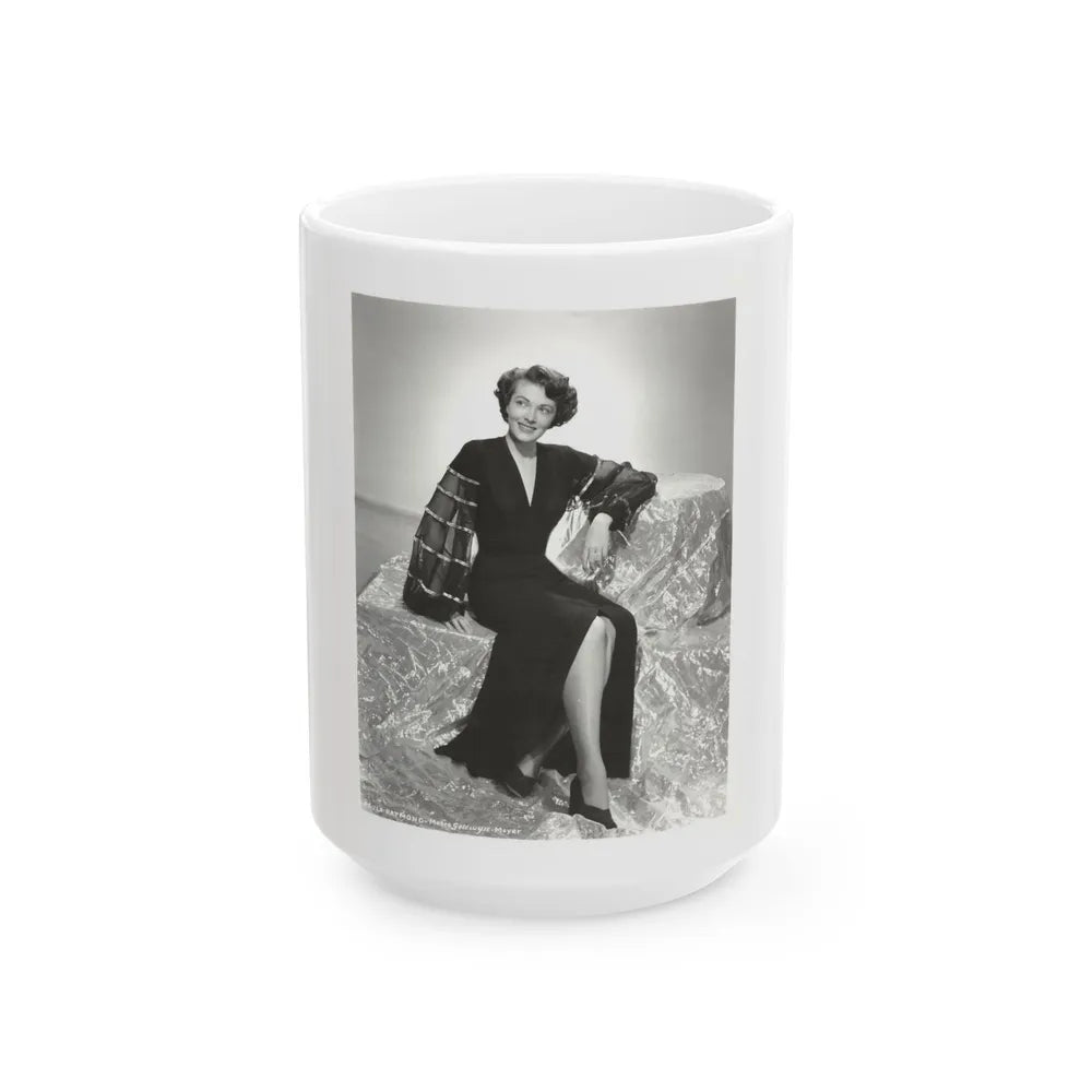 Paula Raymond #081 (Vintage Female Icon) White Coffee Mug-15oz-Go Mug Yourself