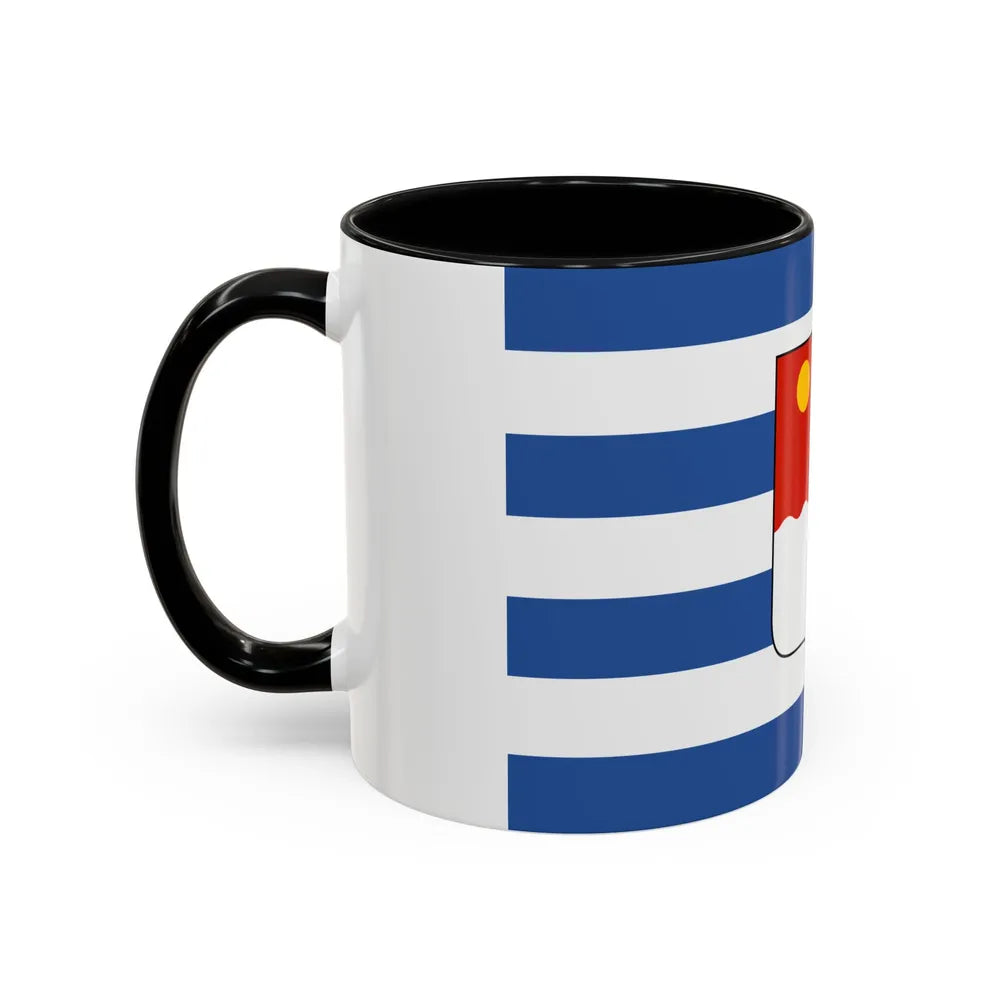 Flag of Batumi Georgia - Accent Coffee Mug-Go Mug Yourself