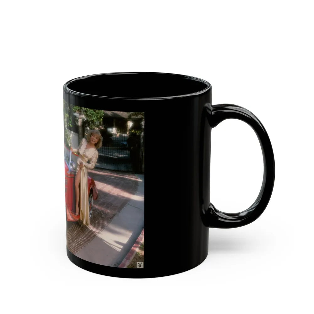 Terry Moore #417 - Unreleased Aug. '84 Playboy Photo from shoot non nude (Vintage Female Icon) Black Coffee Mug-Go Mug Yourself