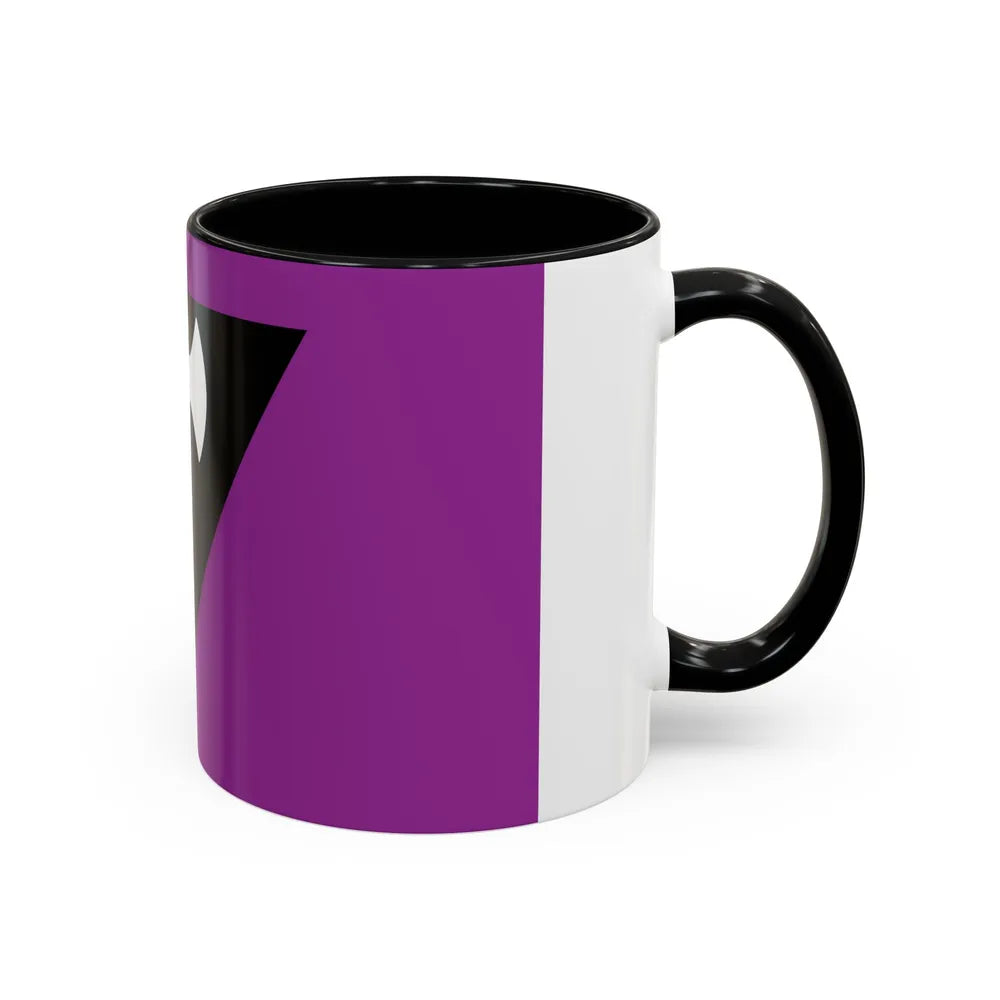 Labrys Lesbian Pride Flag - Accent Coffee Mug-Go Mug Yourself