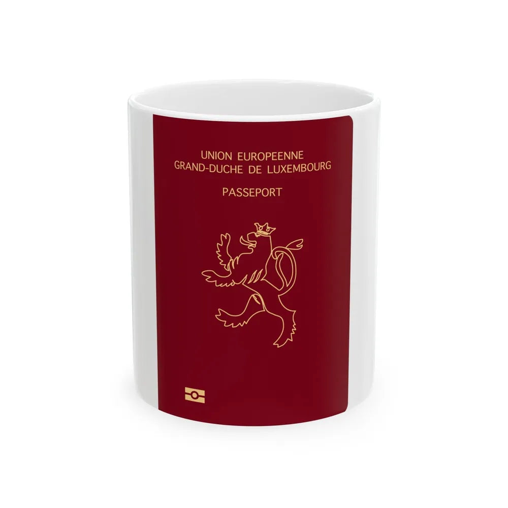 Luxembourg Passport - White Coffee Mug-11oz-Go Mug Yourself