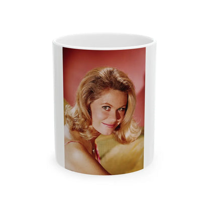 Elizabeth Montgomery #91 1 (Vintage Female Icon) White Coffee Mug-11oz-Go Mug Yourself