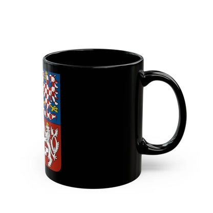 Coat of arms of the Czech Republic - Black Coffee Mug-Go Mug Yourself