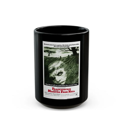 FRANKENSTEIN AND THE MONSTER FROM HELL (2) 1974 Movie Poster - Black Coffee Mug-15oz-Go Mug Yourself