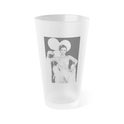 Lynda Carter #285 (Vintage Female Icon) Frosted Pint 16oz-16oz-Frosted-Go Mug Yourself