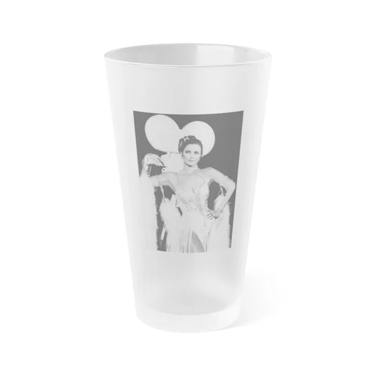 Lynda Carter #285 (Vintage Female Icon) Frosted Pint 16oz-16oz-Frosted-Go Mug Yourself