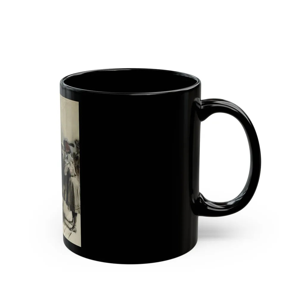 Blind Man's Bluff - Black Coffee Mug-Go Mug Yourself