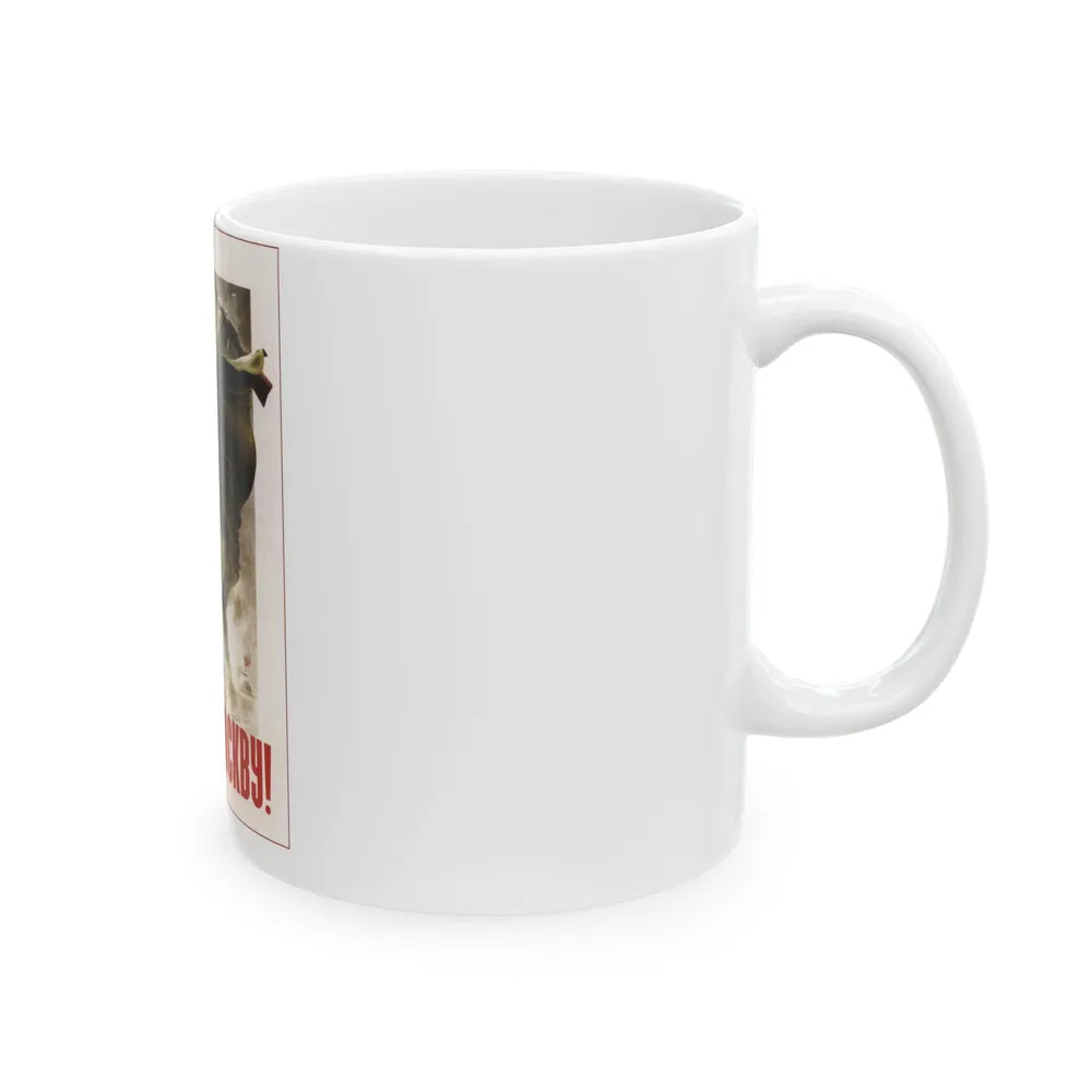 Soviet Era Poster 529 - White Coffee Mug-Go Mug Yourself