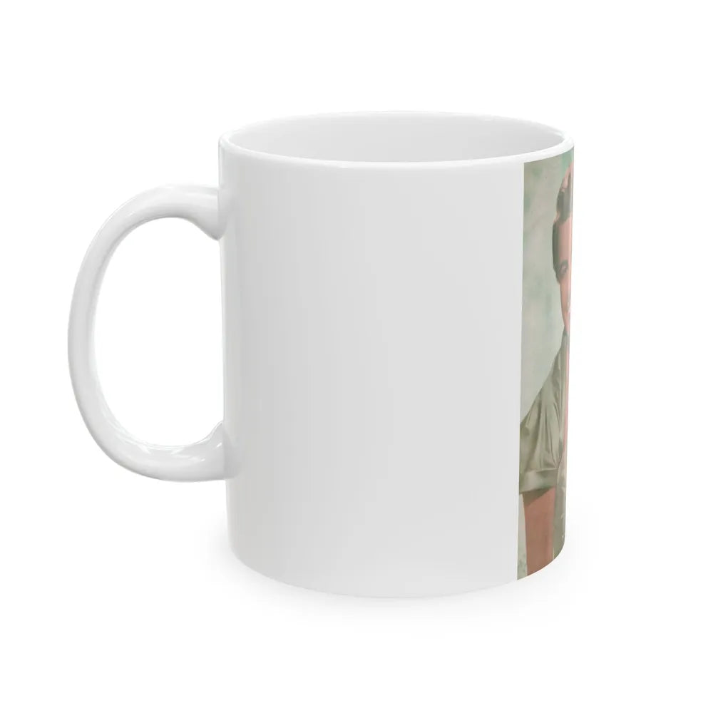 Terry Moore #337 - Mag. Cover (Vintage Female Icon) White Coffee Mug-Go Mug Yourself