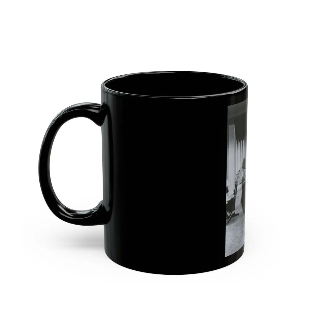 Julie Newmar #91 (Vintage Female Icon) Black Coffee Mug-Go Mug Yourself