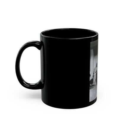 Julie Newmar #91 (Vintage Female Icon) Black Coffee Mug-Go Mug Yourself