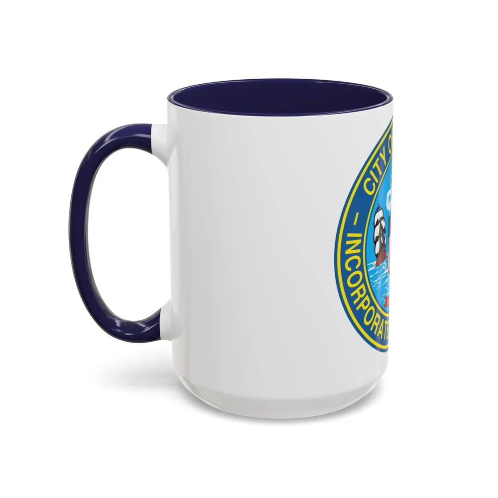 Seal of Chicago Illinois - Accent Coffee Mug-Go Mug Yourself