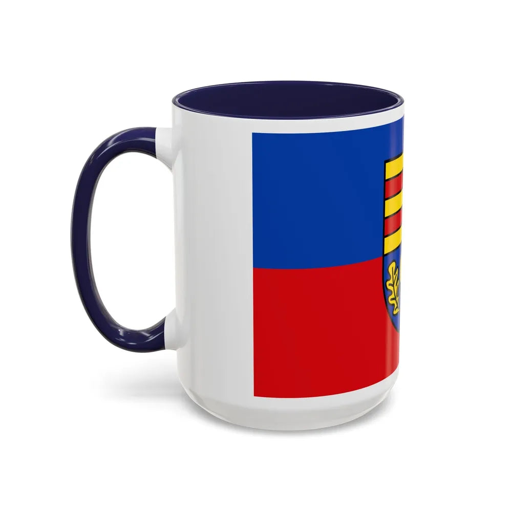 Flag of Ammerland Germany - Accent Coffee Mug-Go Mug Yourself