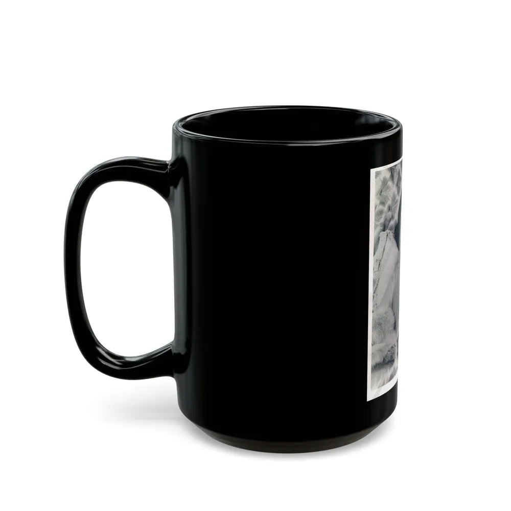 Francine York #12 1 (Vintage Female Icon) Black Coffee Mug-Go Mug Yourself