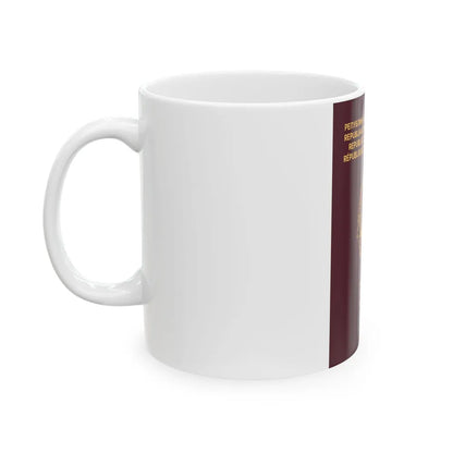 Macedonian Passport (Type B) - White Coffee Mug-Go Mug Yourself