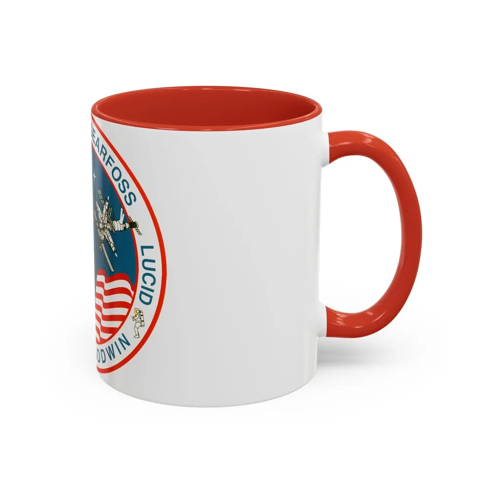 STS 76 (NASA) Accent Coffee Mug-Go Mug Yourself