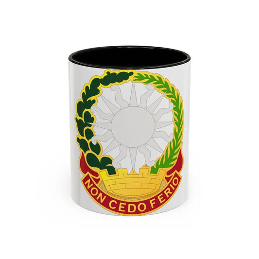 3rd Air Defense Artillery Regiment (U.S. Army) Accent Coffee Mug 11oz Black - Go Mug Yourself