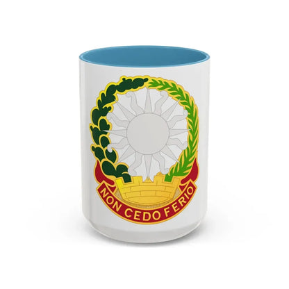 3rd Air Defense Artillery Regiment (U.S. Army) Accent Coffee Mug 15oz Light Blue - Go Mug Yourself