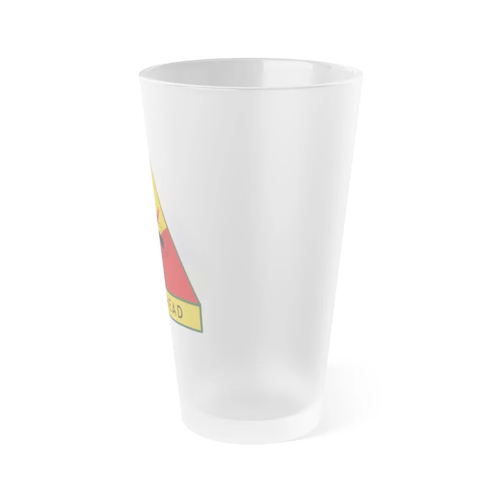 3rd Armored Division (U.S. Army) Frosted Pint Glass 16oz-Go Mug Yourself