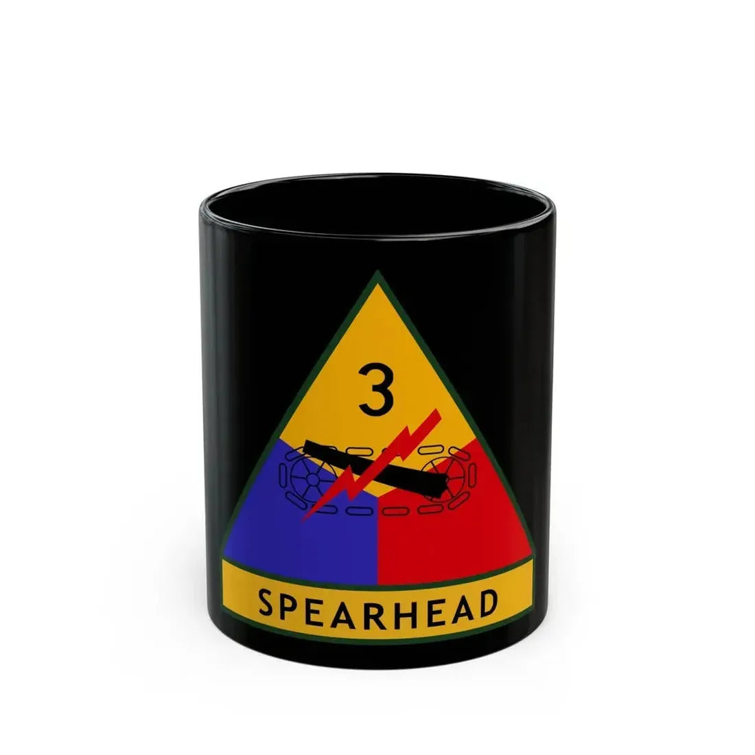 3rd Armored Division (U.S. Army) Black Coffee Mug 11oz - Go Mug Yourself