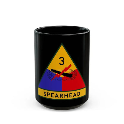 3rd Armored Division (U.S. Army) Black Coffee Mug 15oz - Go Mug Yourself