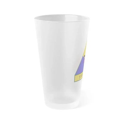 3rd Armored Division (U.S. Army) Frosted Pint Glass 16oz - Go Mug Yourself