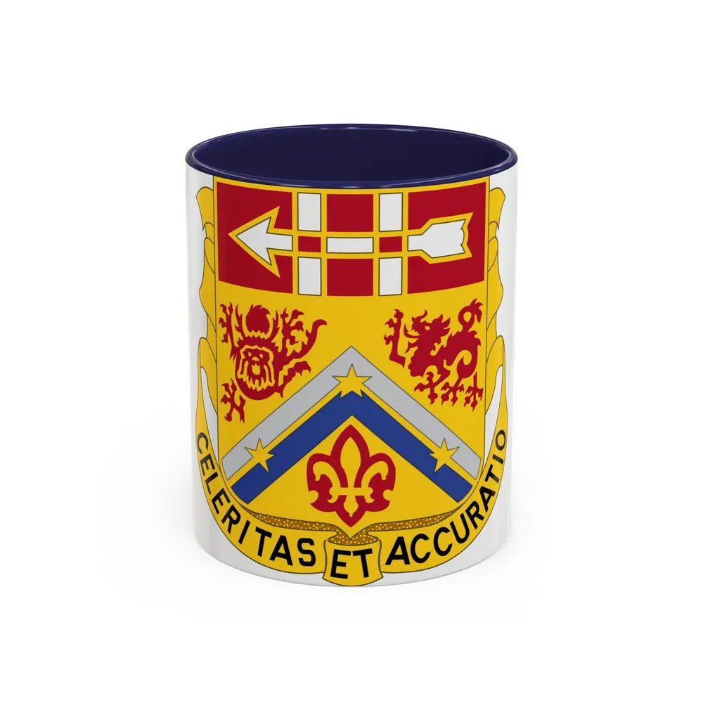 3rd Artillery Regiment (U.S. Army) Accent Coffee Mug-11oz-Navy-Go Mug Yourself