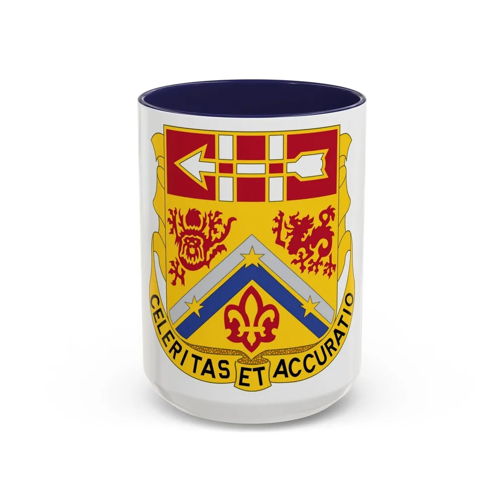 3rd Artillery Regiment (U.S. Army) Accent Coffee Mug-15oz-Navy-Go Mug Yourself