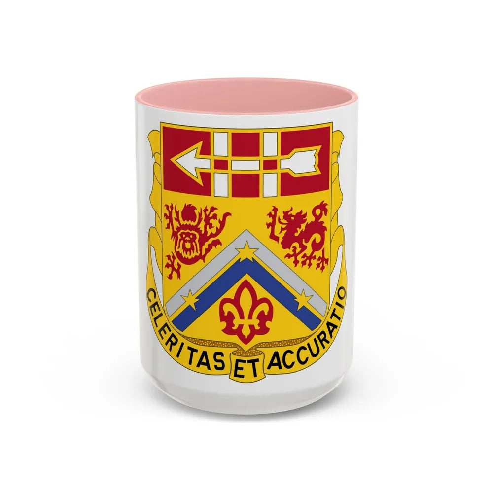 3rd Artillery Regiment (U.S. Army) Accent Coffee Mug-15oz-Pink-Go Mug Yourself