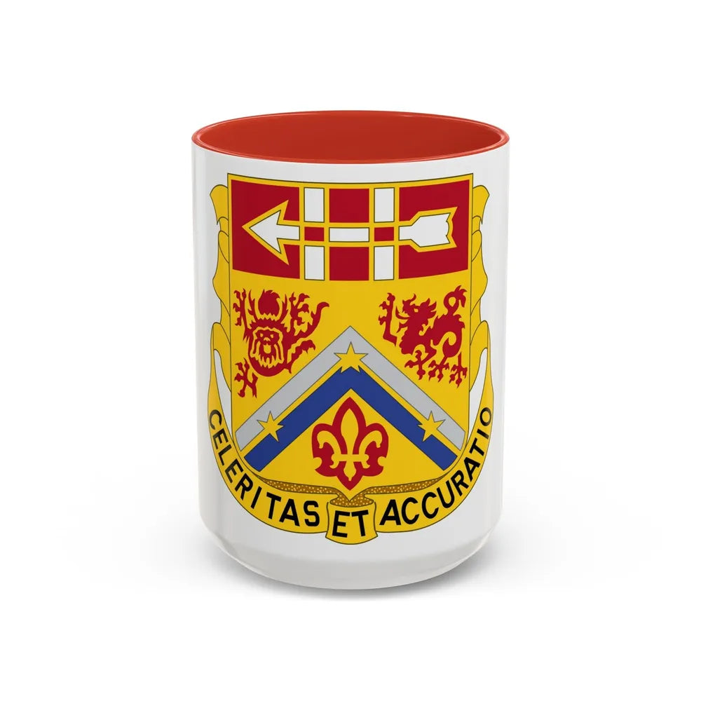 3rd Artillery Regiment (U.S. Army) Accent Coffee Mug-15oz-Red-Go Mug Yourself