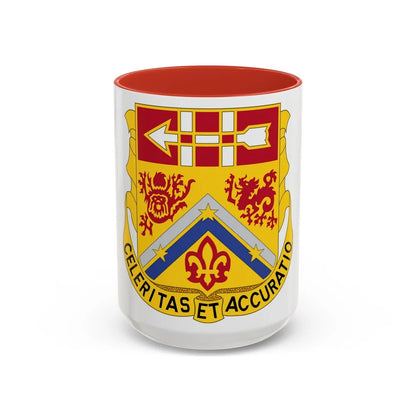 3rd Artillery Regiment (U.S. Army) Accent Coffee Mug-15oz-Red-Go Mug Yourself